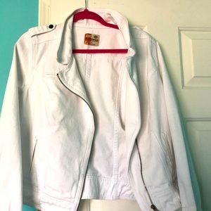 Ruffhewn white Jean jacket